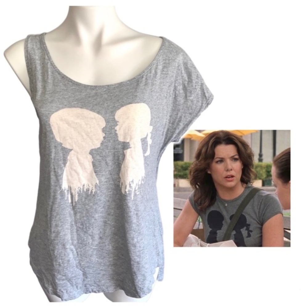 Boy Meets Girl Asymmetrical T-Shirt & Tank Top Tunic Gilmore
